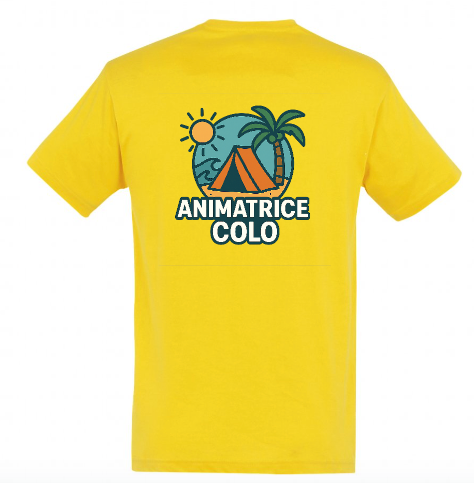 T-shirt - Animatrice de colo