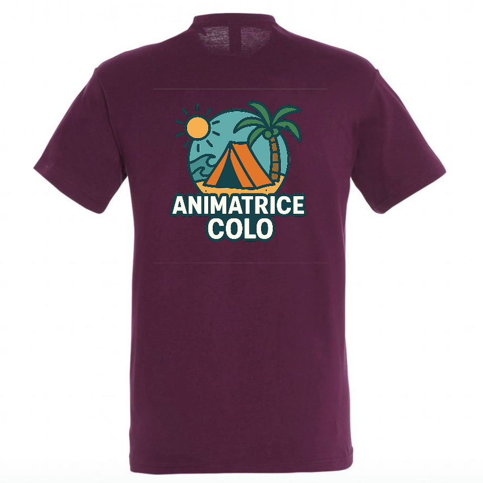 T-shirt - Animatrice de colo