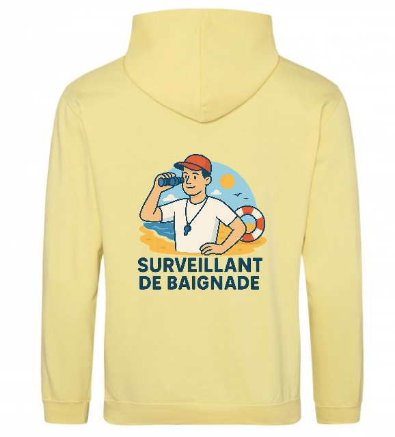 Sweat à capuche - Surveillant de baignade