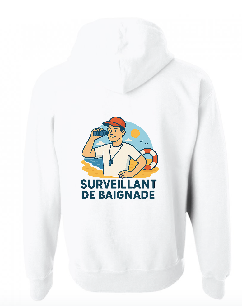 Sweat à capuche - Surveillant de baignade
