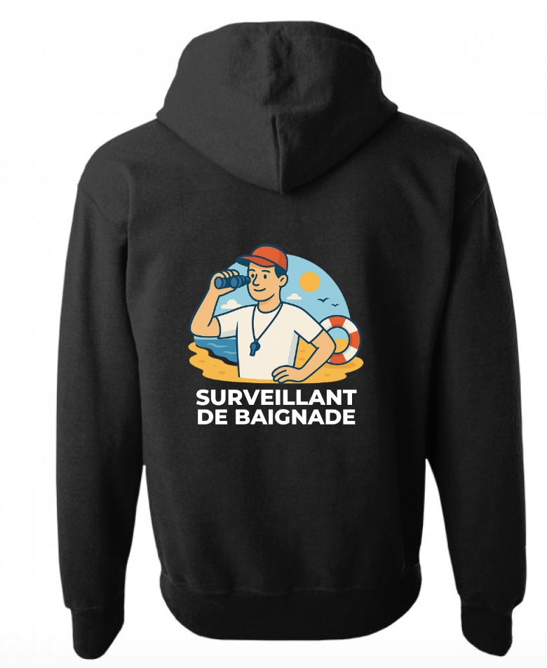 Sweat à capuche - Surveillant de baignade