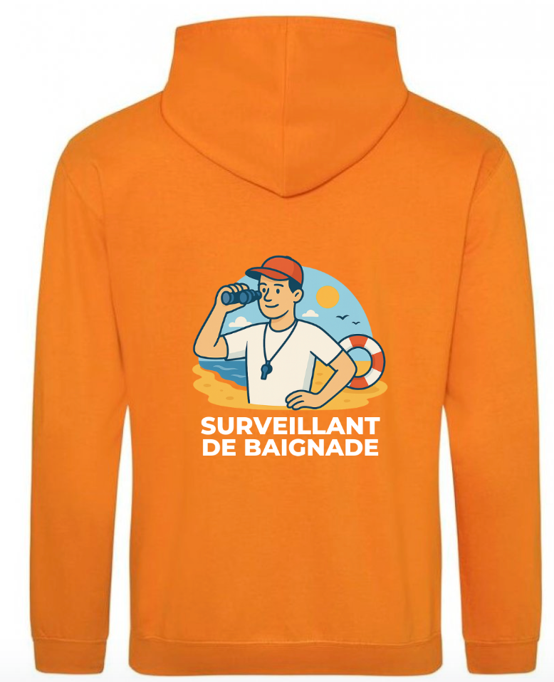 Sweat à capuche - Surveillant de baignade