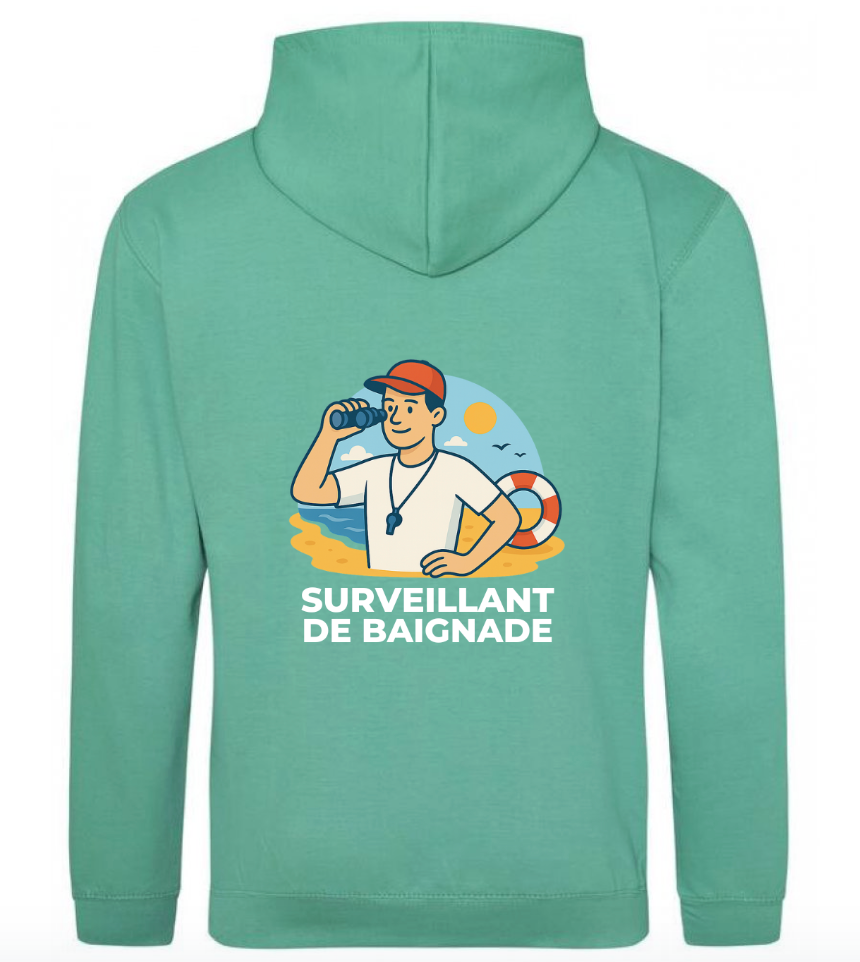Sweat à capuche - Surveillant de baignade