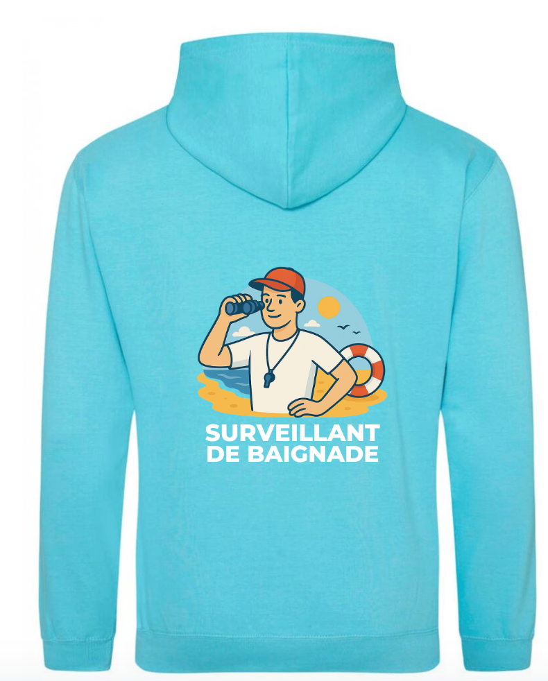 Sweat à capuche - Surveillant de baignade