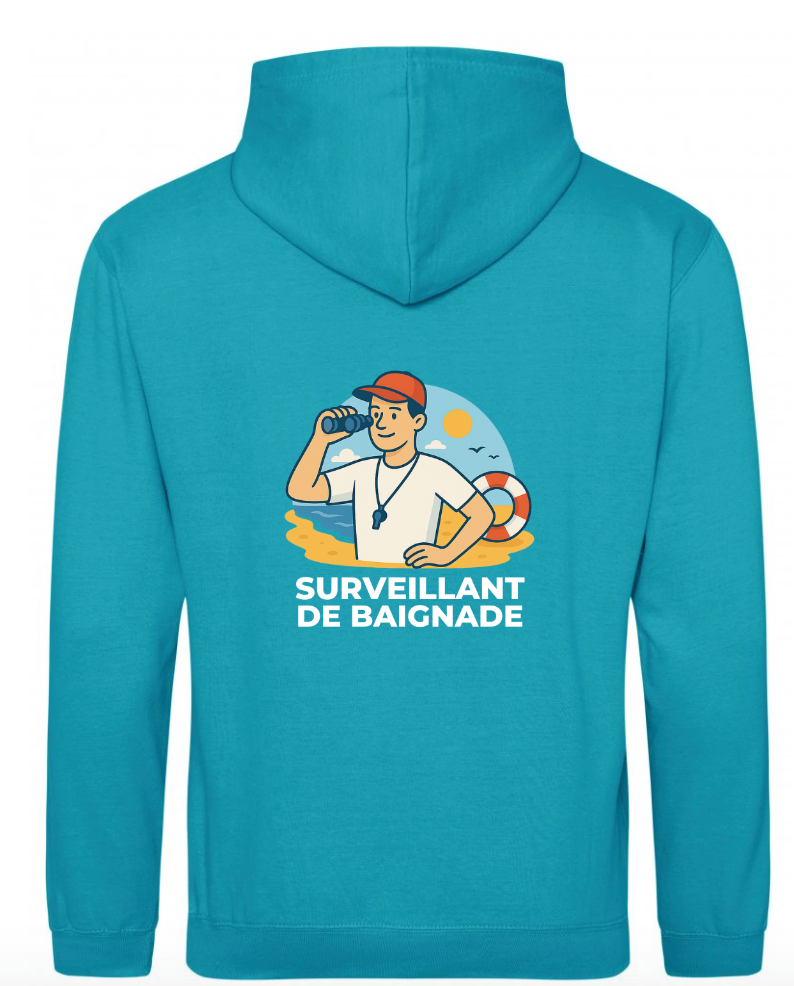 Sweat à capuche - Surveillant de baignade