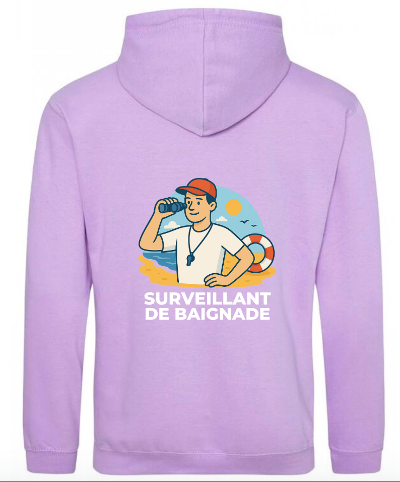 Sweat à capuche - Surveillant de baignade