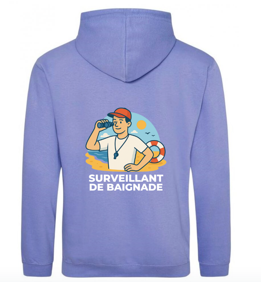 Sweat à capuche - Surveillant de baignade